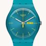 Swatch watch unisex turquoise rebel, like new, mint condition Image 3