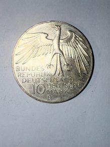 1972-D German Olympic 10 Mark