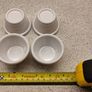 Set of 4 White Porcelain Ramekins / Sauce Pots (Oven Safe) Image 3