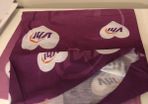 Purple running bandana