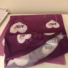 Purple running bandana