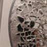 Charming rustic two heart mosaic mirrors Image 2