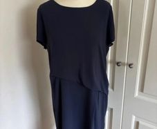 Gerard Darel classic navy dress size 16