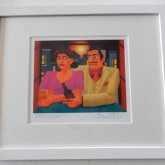 Graham Knuttel Happy Hour Hand Signed Print