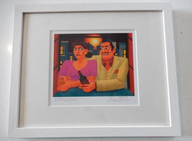 Graham Knuttel Happy Hour Hand Signed Print