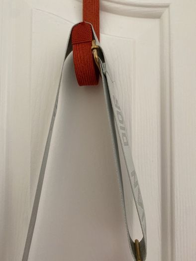 Beautiful inspired grey cross overt bag