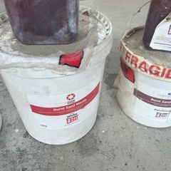 Selection of Burnt cement mastic