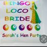 Bingo Loco Hens DIY iron on decals. Image 2