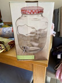 glass jar 4 litres for summers