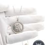 Full British Hallmarks, Signed St Christopher Silver Necklace 1978 Image 7