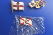 ULSTER UNIONIST &amp; LOYALIST (Northern Ireland) - three Loyalist/Unionist flag badges (c.1990s). All in excellent condition.