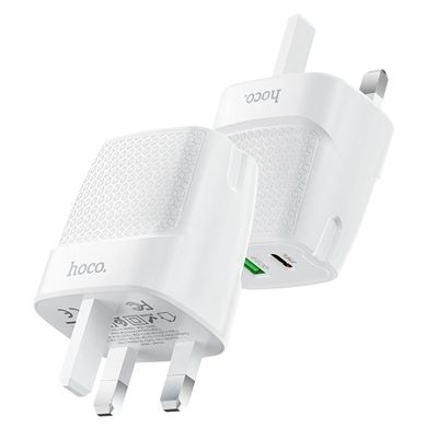 Hoco 20W Fast Charger (White)