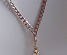 gold chain and pendants