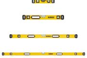 DeWALT Box Beam Spirit Level 4 Piece Set (250mm, 600mm, 1200mm, 1800mm)