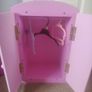 wooden wardrobe for dolls clothes Image 3