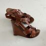Carvela leather wedges size 5 Image 3