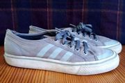 Adidas Nizza Original canvas trainers 5 38 blue grey