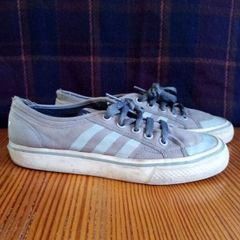 Adidas Nizza Original canvas trainers 5 38 blue grey