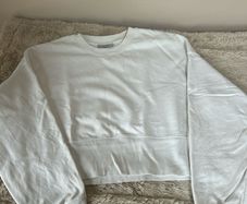 Allsaints Angel Wings Cropped Sweatshirt Medium