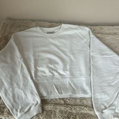 Allsaints Angel Wings Cropped Sweatshirt Medium
