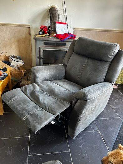 Large Recliner Couch + Chair