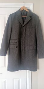 French Connection Mens Wool Coat Size L
