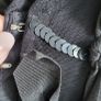 TOPSHOP black ribbon bow and beads crop jacket Sz 14 Image 9