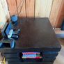 Coffee Table - Sturdy, solid, black, storage under, chome accents Image 7