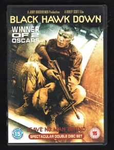 Black Hawk Down DVD Movie staring Josh Hartnett, Ewan McGregor and Eric Bana