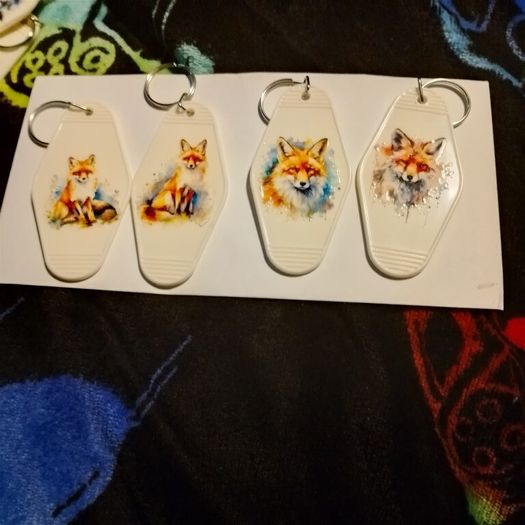 Acrylic keyrings