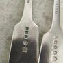 Vintage -Fiddle Pattern- silver plated flatware 4 pieces, similar in style to those produced in the Victorian era 18.00E. And 3 letter opener each is 10.00 euro Image 5