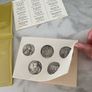 1900 - 1954 Holy Years Of The Xx Century Pope Coin Set Image 5