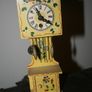 Vintage Germany Hand-Painted Mini Grandmother Clock Image 7