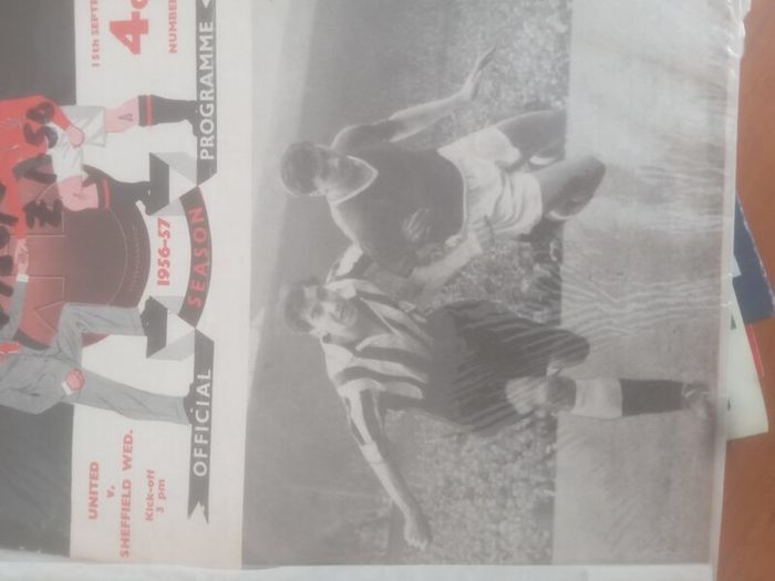 Rare Manchester United Programmes