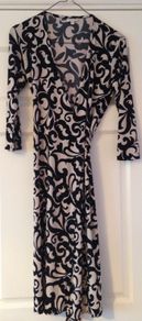 Black and cream Phase Eight dress