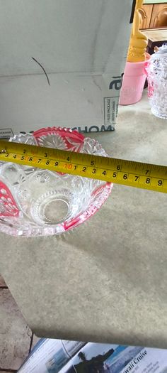 2 bonbon dish each is 25.00 euro Lead Crystal Ruby Flash Floral Dish Bowl Anna Hutte Asti Bleikristall Germany
