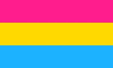 Pansexual Pride flag FREEPOST