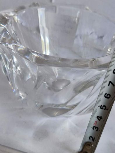 Orrefors Crystal Bowl Paperweight Style Residence by Olle Alberius Sweden
