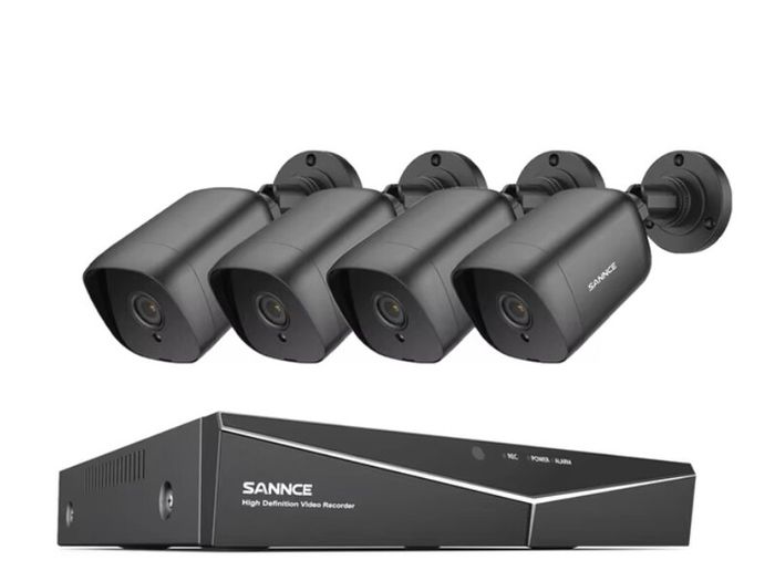 CCTV Complete System 4 Pcs Cameras and 1TB / 2TB  Hard Drive Installed