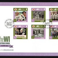 2015 Isle of Man Centenary of Women's Institute Commemorative Stamps First Day Cover (FDC)