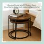 Industrial Nesting Side Tables Set of 2 Image 4