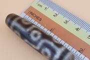 Vintage 9 Eyes Himalayan Tibetan Agate Dzi Bead Amulet