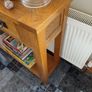Solid Oak consol table Excellent condition Image 5