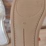 Slip on Silver Sandals, size 40 Image 7