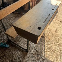 Antique school desk