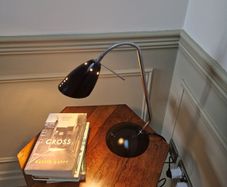 Vintage desk lamp, Sey Lumiere Hestia 1990,  Retro design bedside desk lamp.
