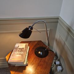 Vintage desk lamp, Sey Lumiere Hestia 1990,  Retro design bedside desk lamp.