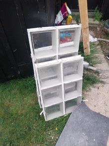 glass blocks..