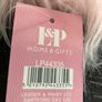Pink Faux fur Footstool Image 3