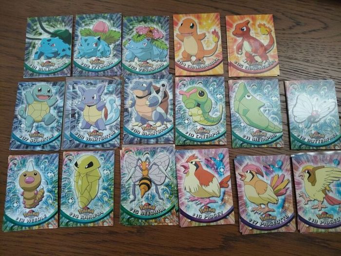 pokem topps blue edition